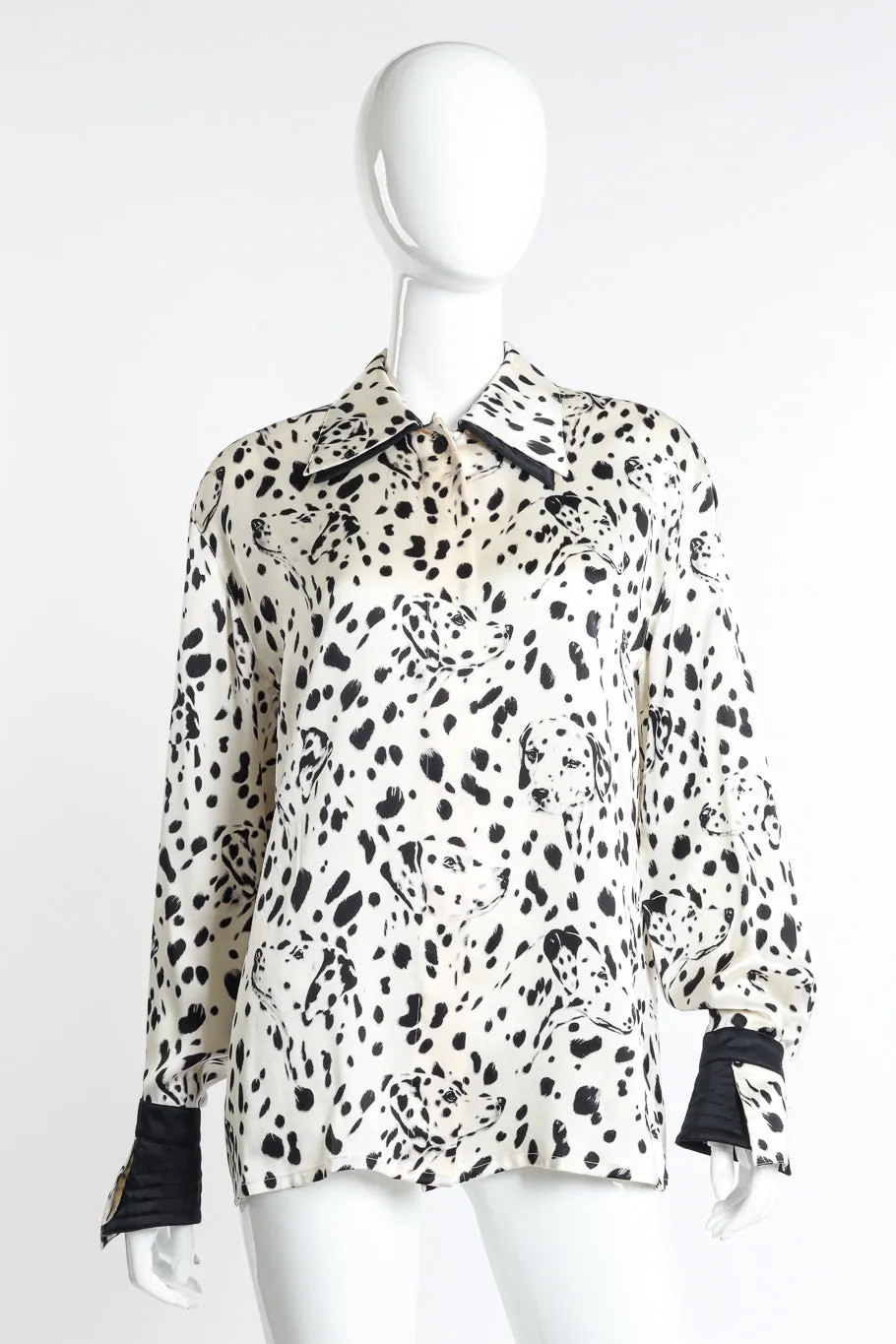 Dalmatian Print Blouse