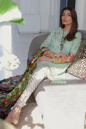 Designer Sea Green Salwar Kameez for Pakistani Eid Dress