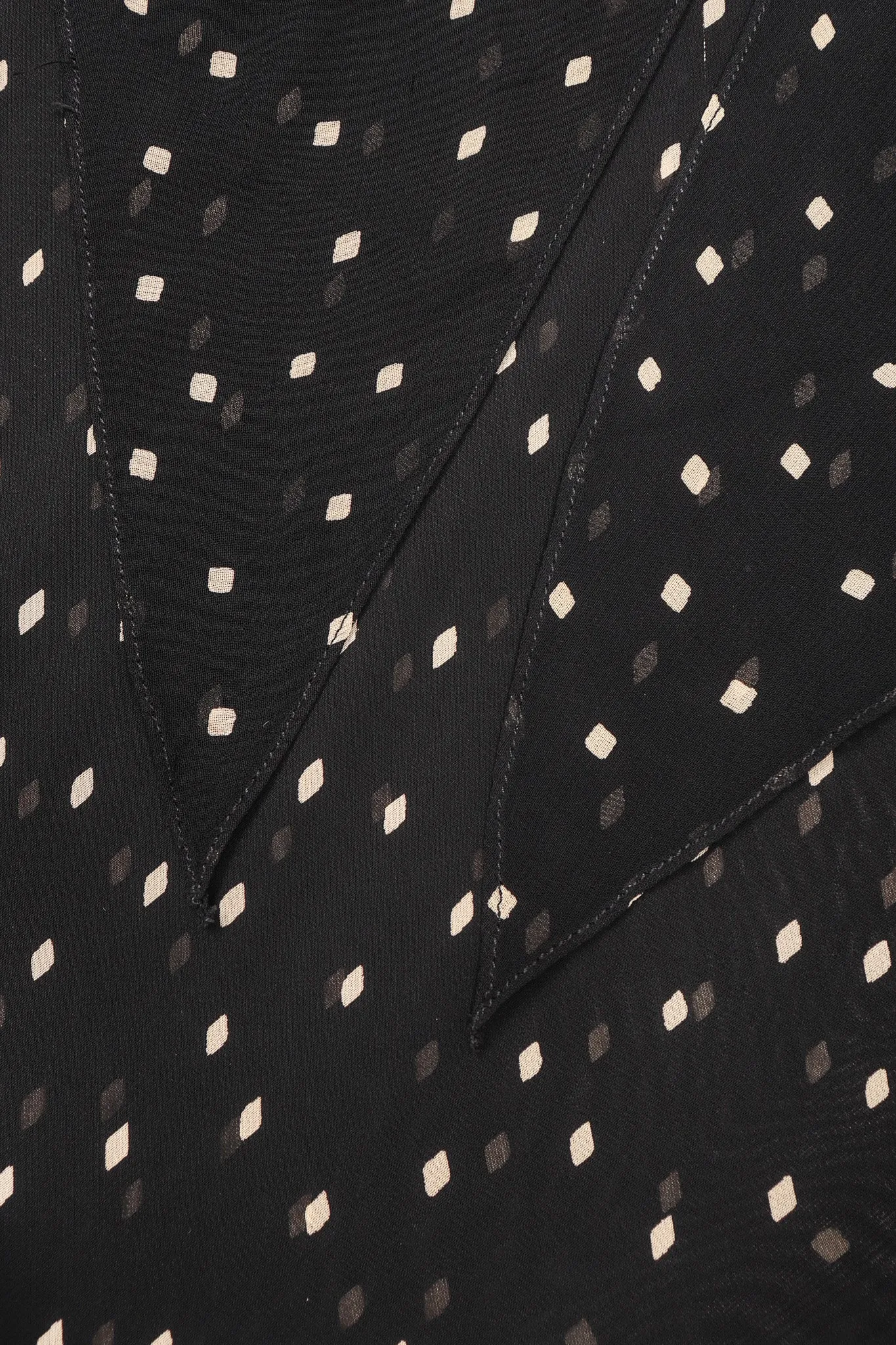 Diamond Dot Chiffon Bias Dress