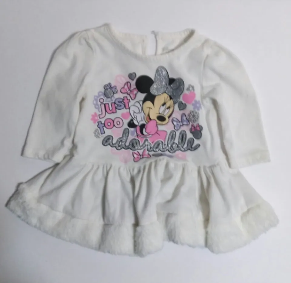 Disney Baby Minnie Mouse  6/9 M  Shirt / Dress