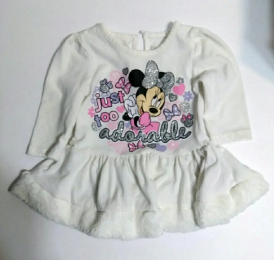 Disney Baby Minnie Mouse  6/9 M  Shirt / Dress