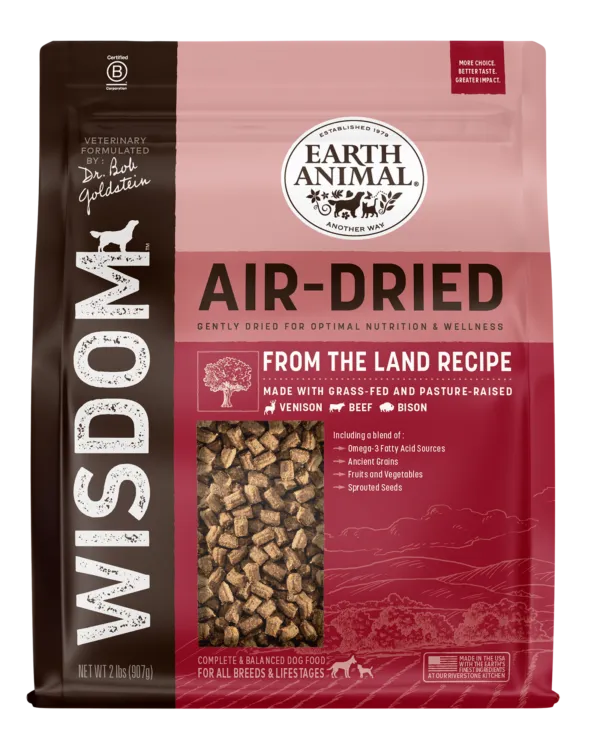 Earth Animal Wisdom Air Dried Dog Food - Sea to Stream, Chicken, Turkey
