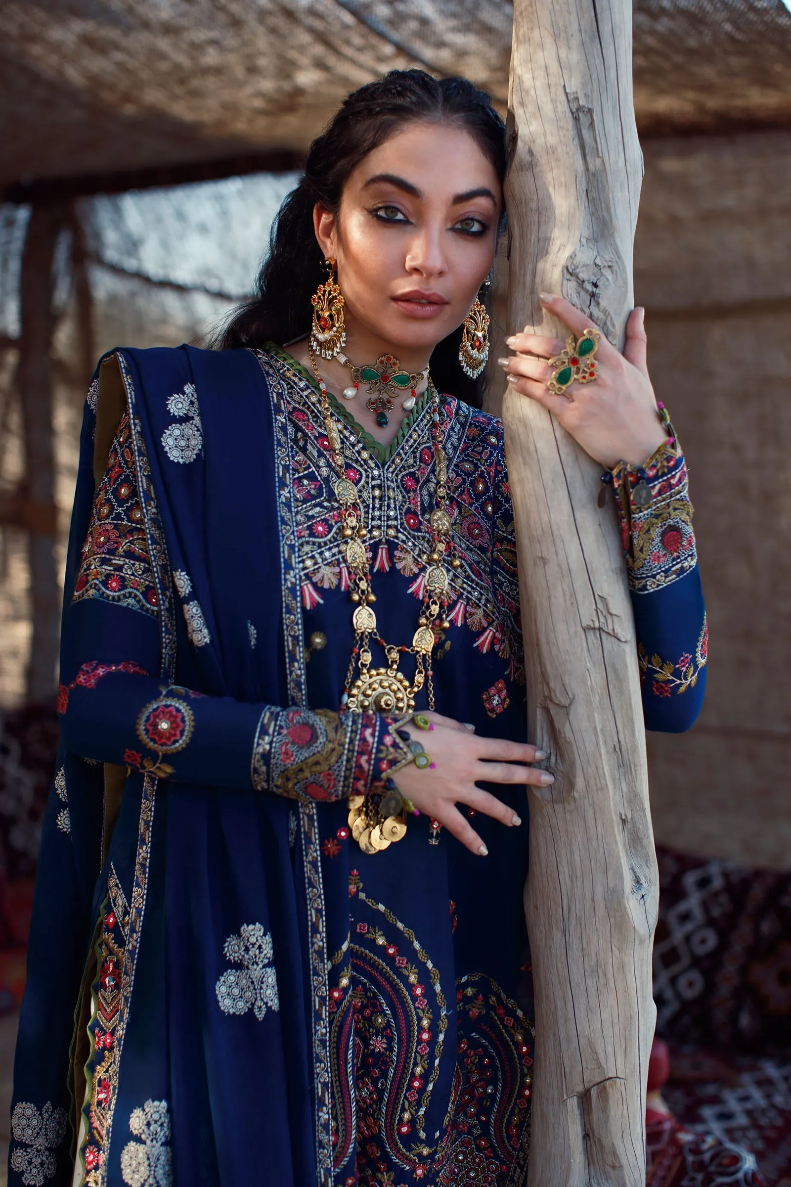 EL22-07 B (ZEINA)  | Elan Lawn 2022 | Unstitched Embroidered Lawn Suit