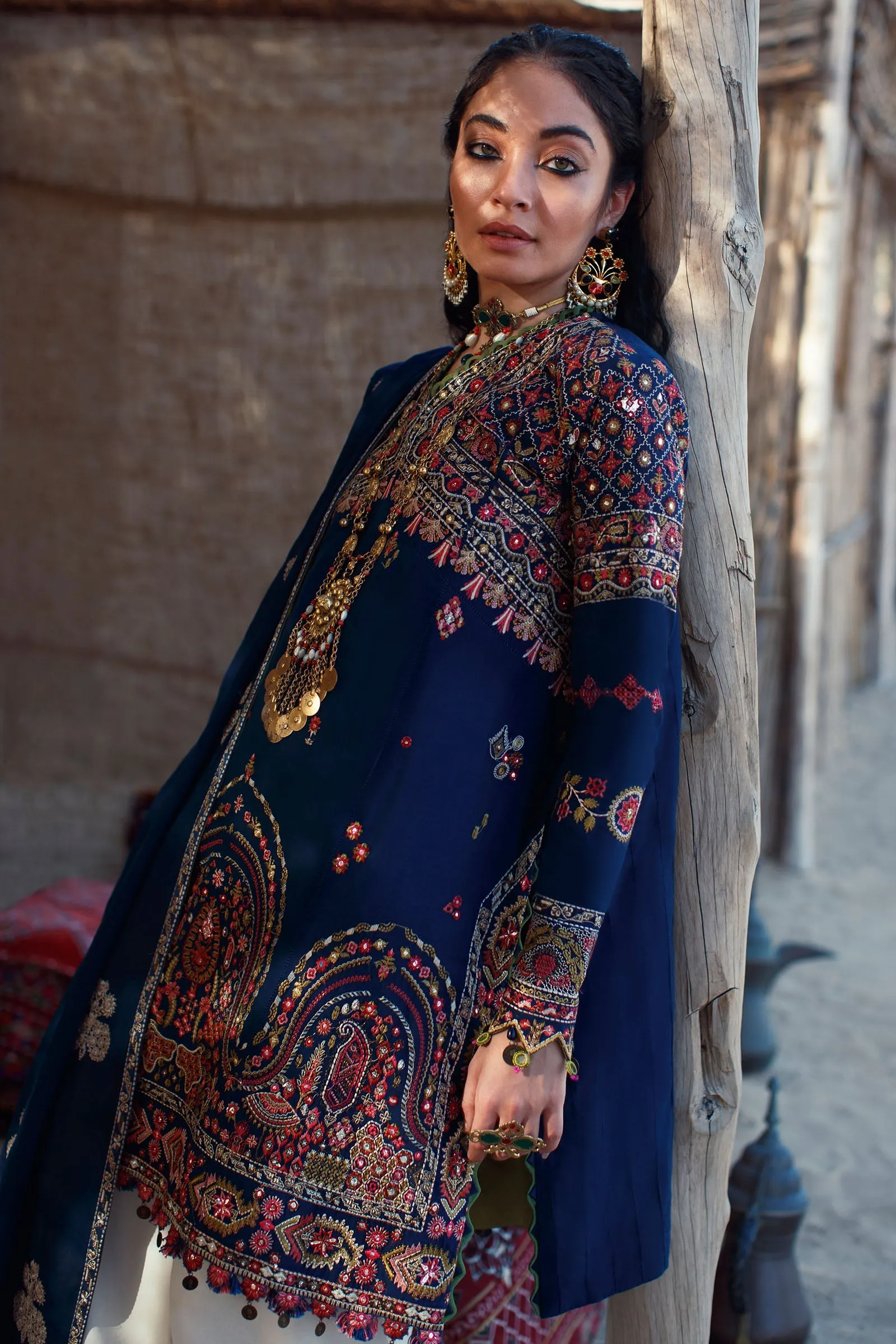 EL22-07 B (ZEINA)  | Elan Lawn 2022 | Unstitched Embroidered Lawn Suit