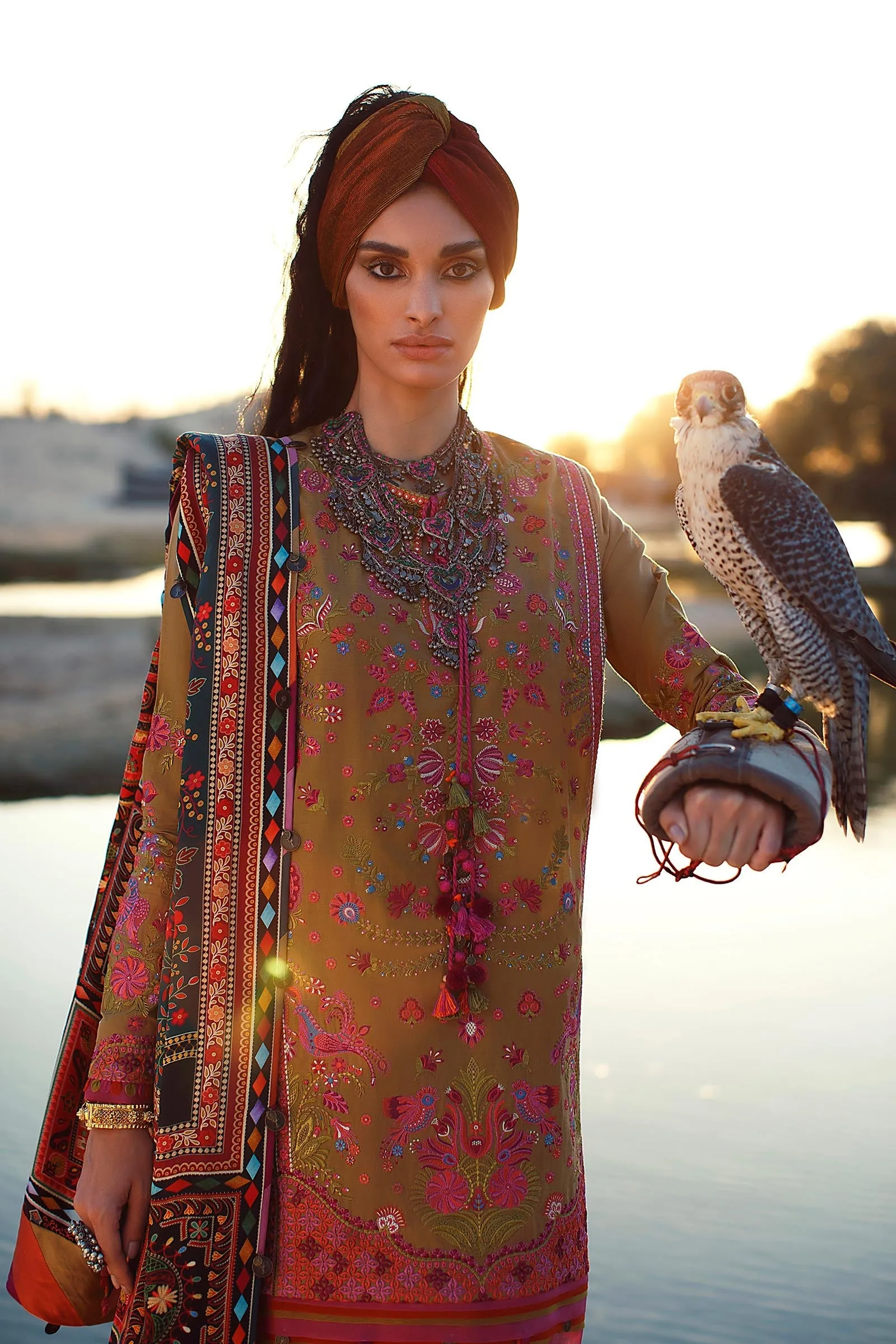 EL22-14 A (LYANNA)  | Elan Lawn 2022 | Unstitched Embroidered Lawn Suit