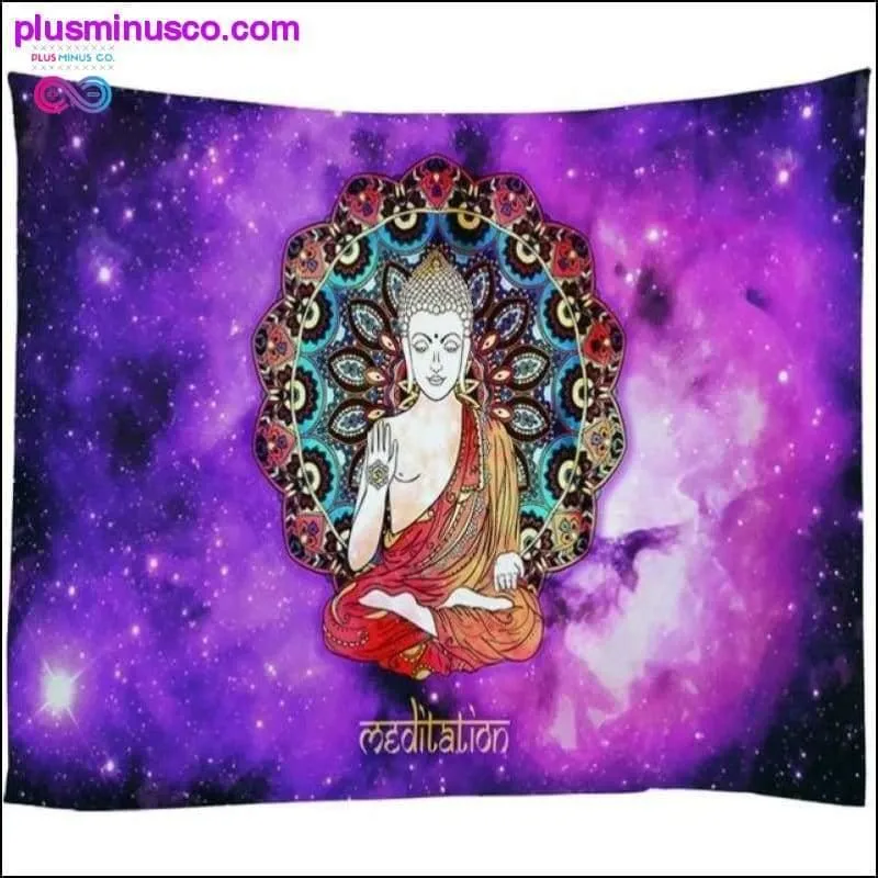Elephant Tapestry Psychedelic Galaxy Starry Indian Mandala