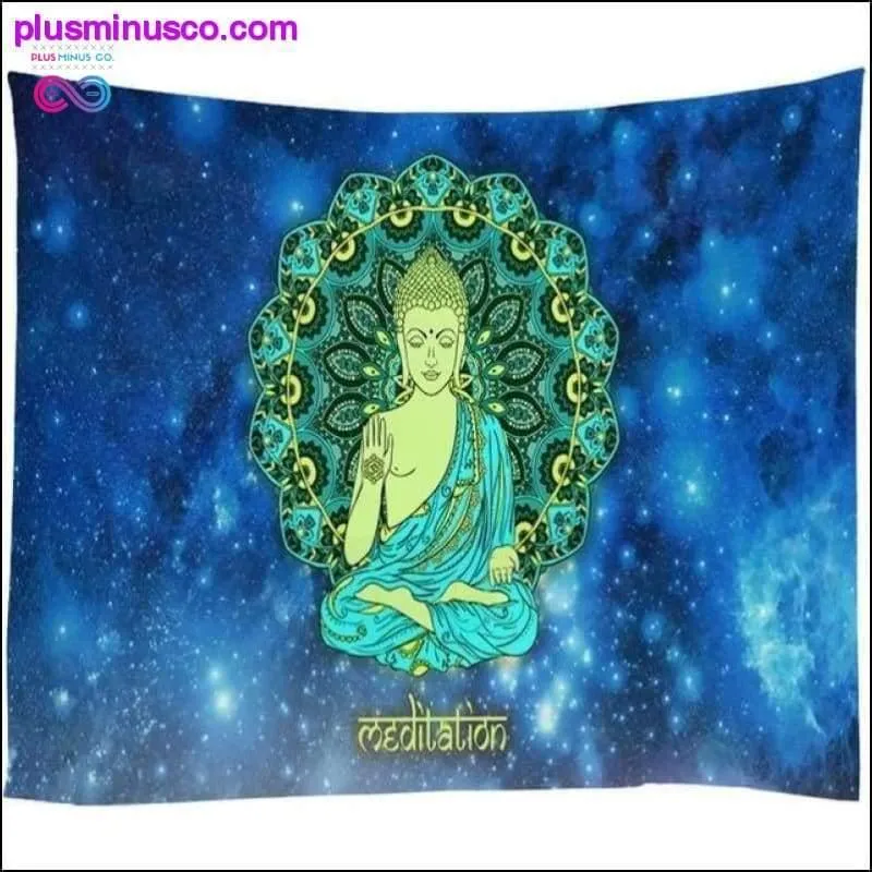 Elephant Tapestry Psychedelic Galaxy Starry Indian Mandala