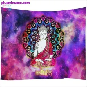 Elephant Tapestry Psychedelic Galaxy Starry Indian Mandala