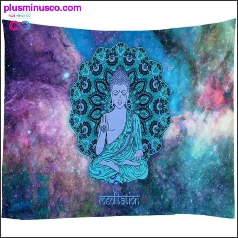 Elephant Tapestry Psychedelic Galaxy Starry Indian Mandala