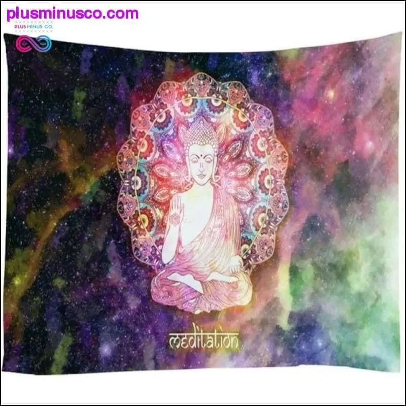 Elephant Tapestry Psychedelic Galaxy Starry Indian Mandala