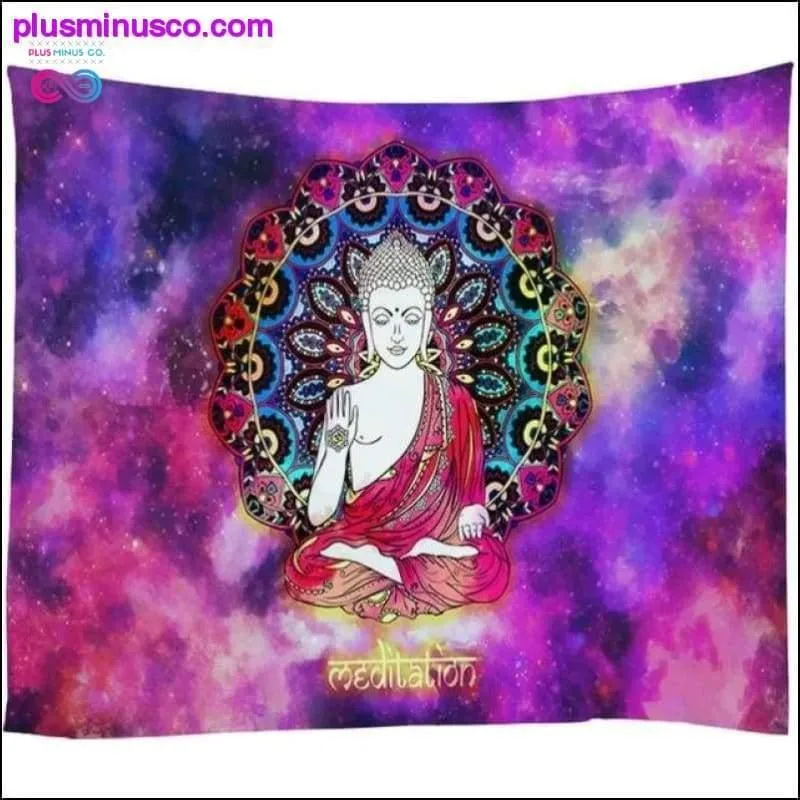 Elephant Tapestry Psychedelic Galaxy Starry Indian Mandala