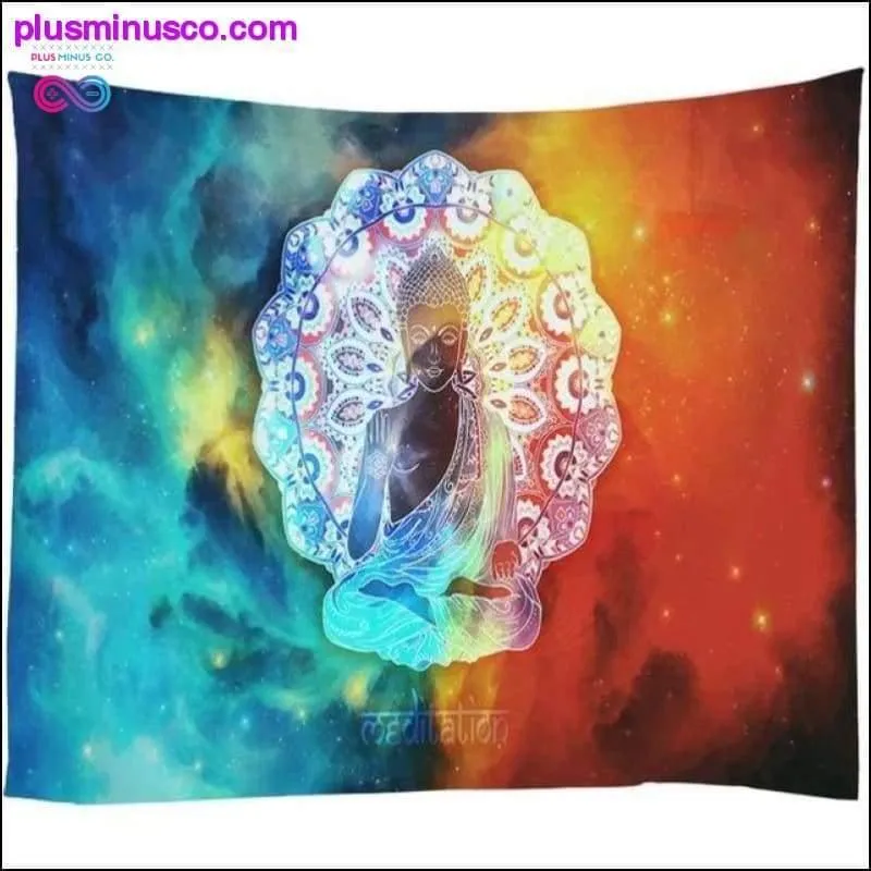 Elephant Tapestry Psychedelic Galaxy Starry Indian Mandala