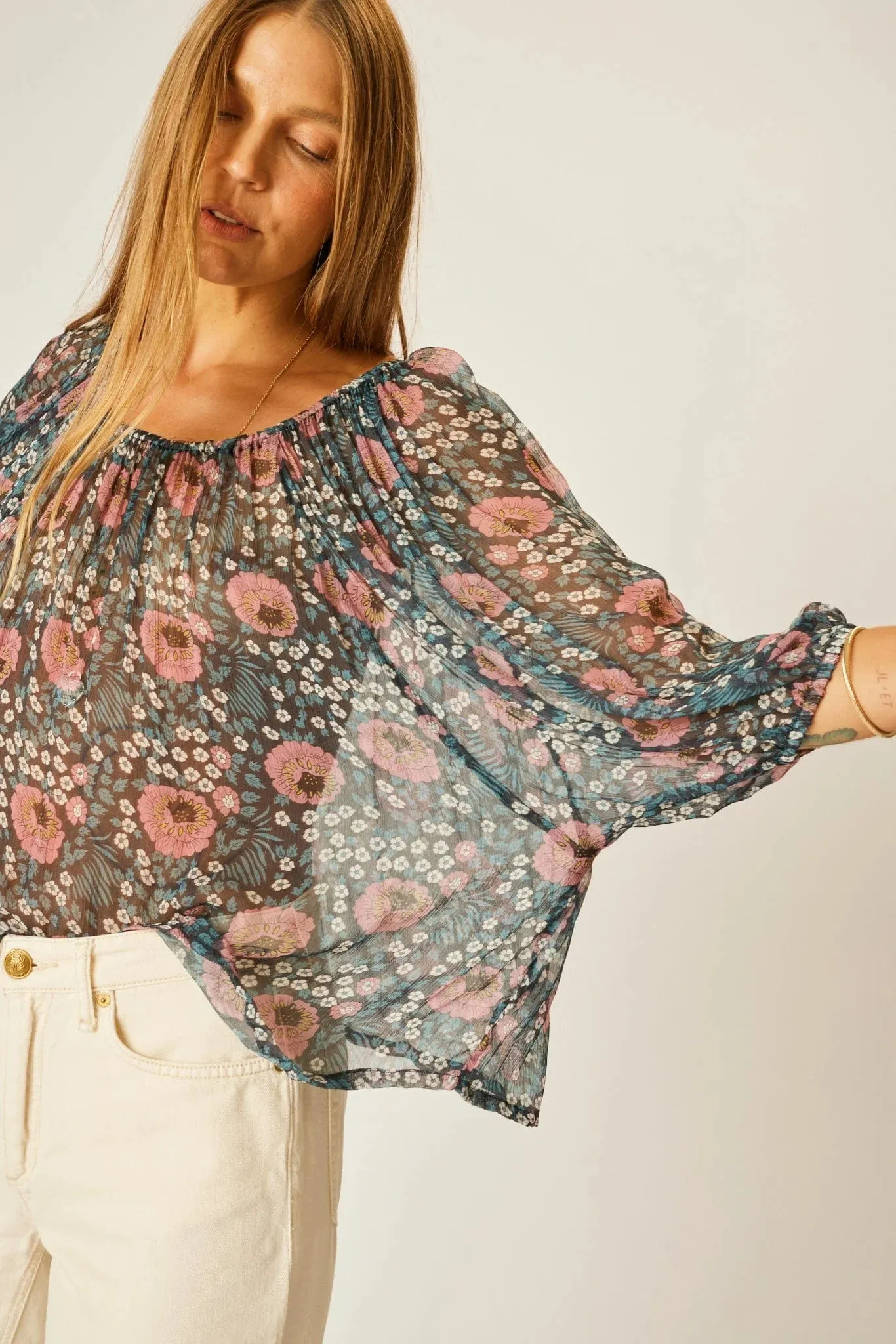 Ella Top | Vintage Flowers