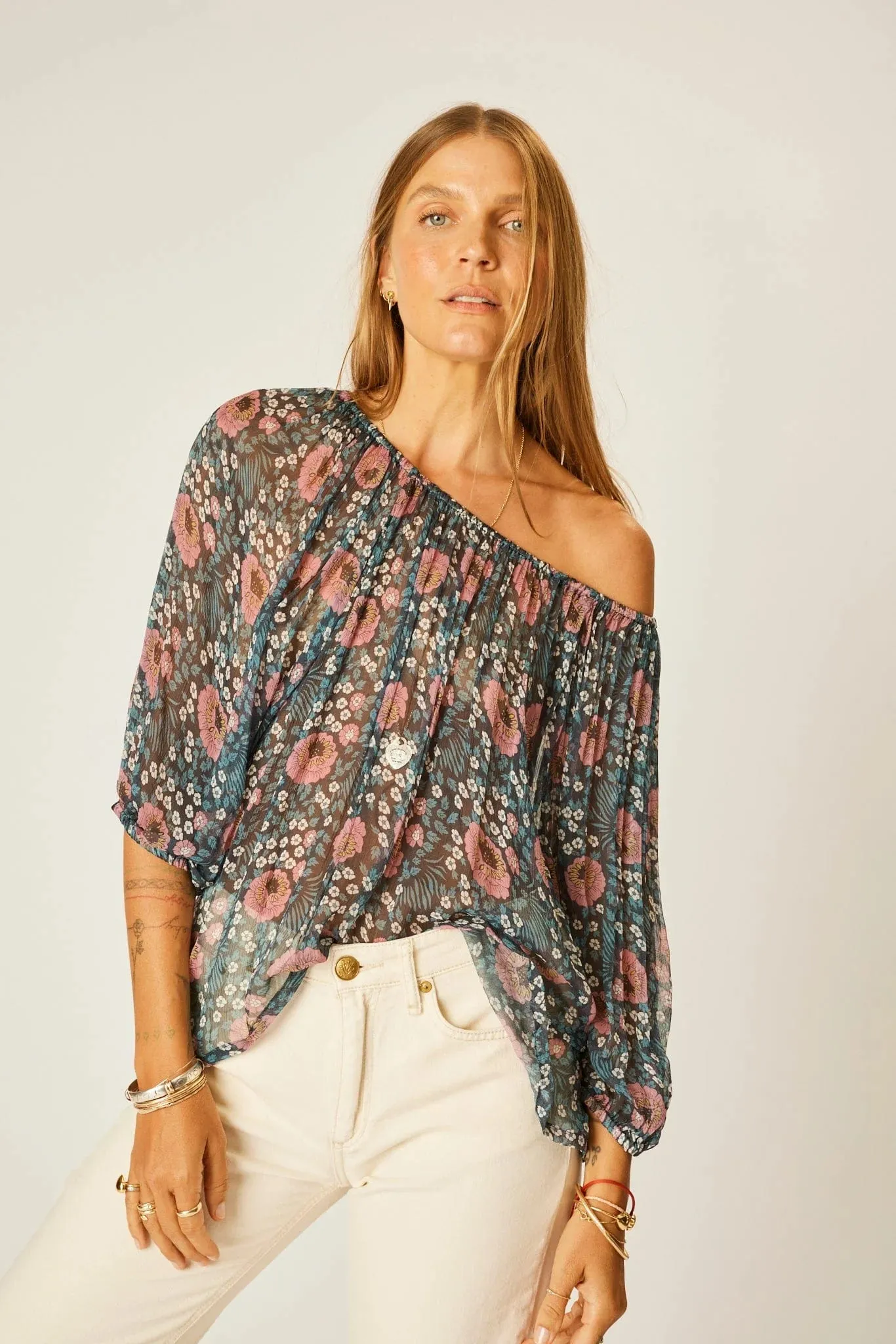 Ella Top | Vintage Flowers