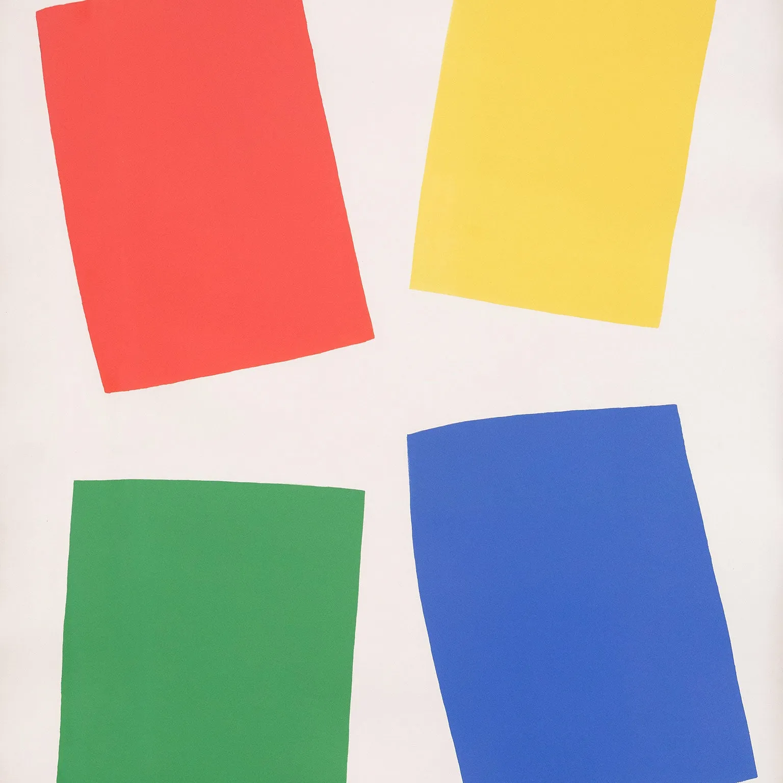 ELLSWORTH KELLY "VIVIAN BEAUMONT THEATER" LITHOGRAPH, 1965