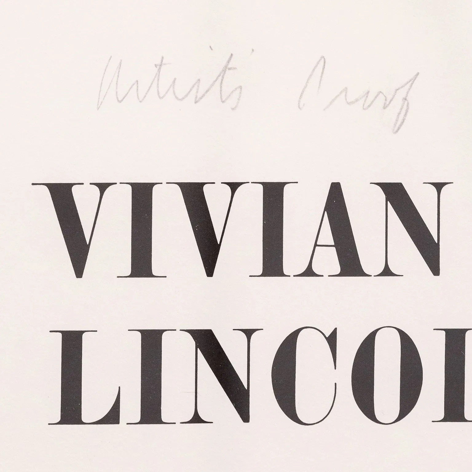 ELLSWORTH KELLY "VIVIAN BEAUMONT THEATER" LITHOGRAPH, 1965