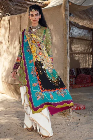 Embroidered Sharara Shirt Pakistani Eid Dress on Lawn