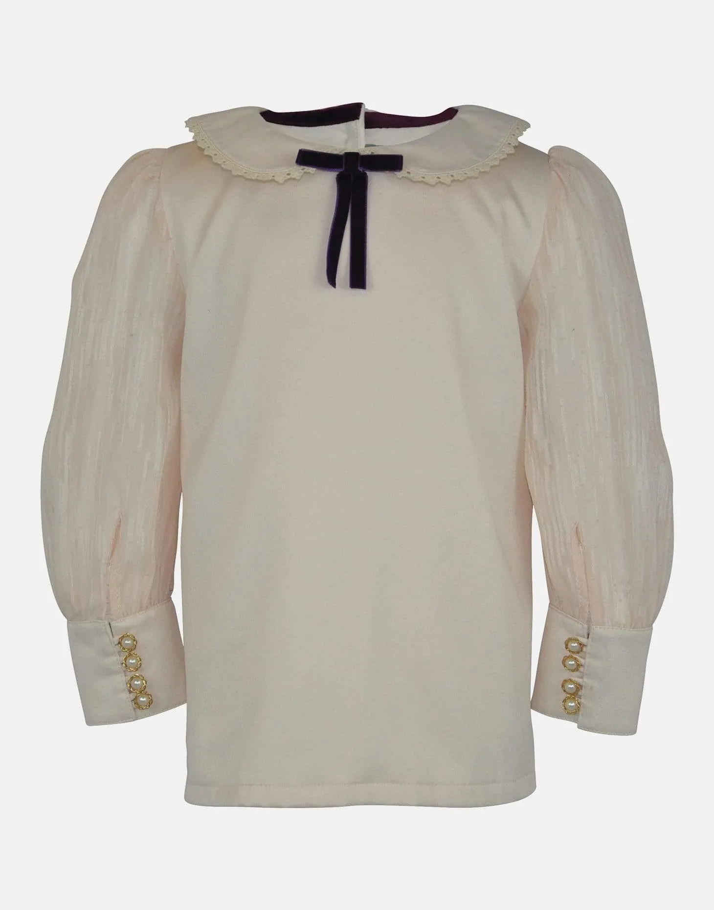 Emily : Cream blush blouse