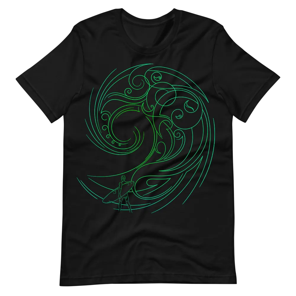 Enjoy The Ride Black T-Shirt (Front Print) - Dimance Art