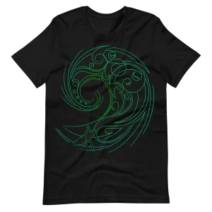 Enjoy The Ride Black T-Shirt (Front Print) - Dimance Art