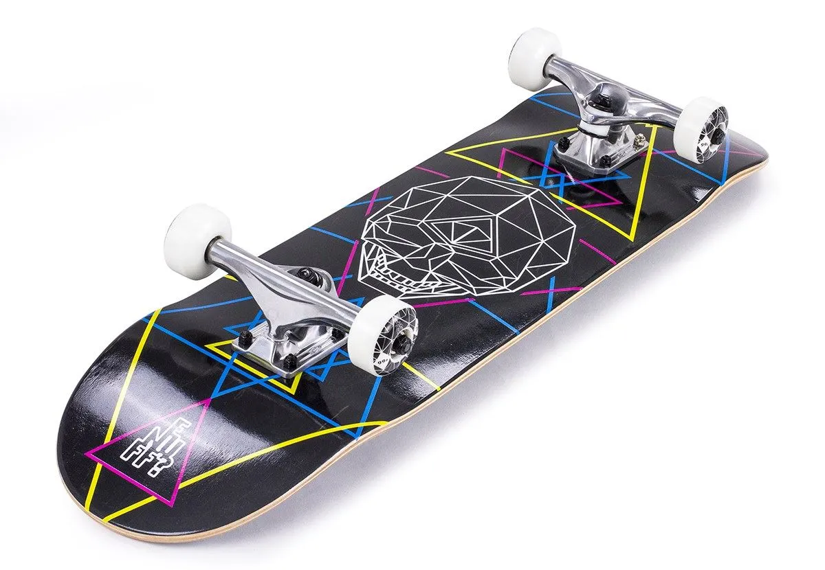 Enuff Geo Skull Complete Skateboard - CMYK - 8.0"