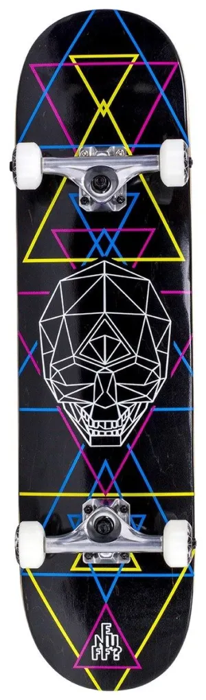 Enuff Geo Skull Complete Skateboard - CMYK - 8.0"