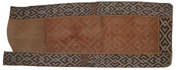 Exquisite BaKuba Ceremonial Raffia Over Skirt with Indigo