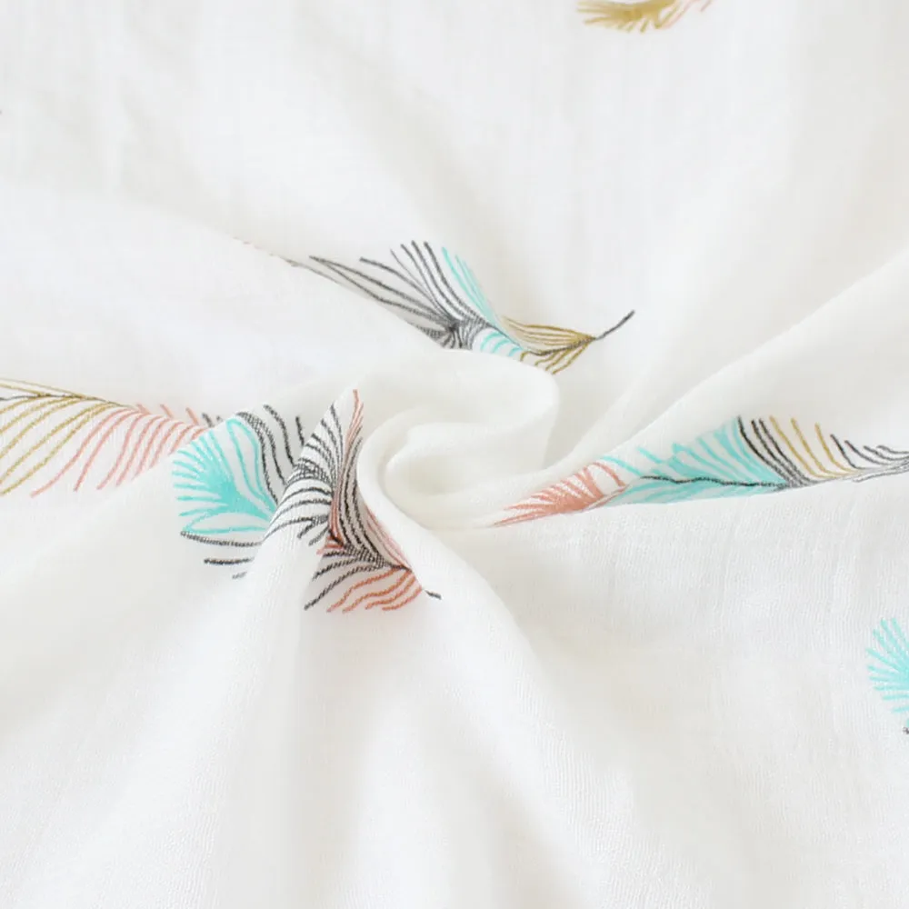 Extra Large Feather Bamboo Muslin