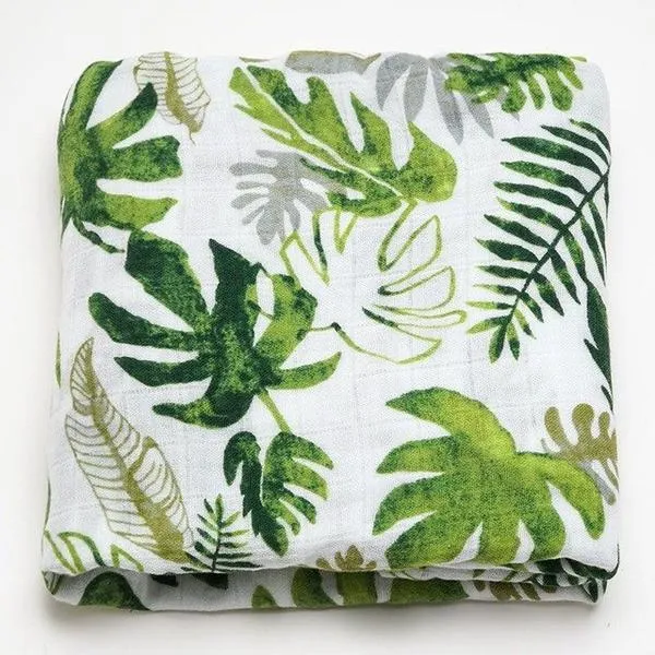 Extra Large Jungle Bamboo Muslin