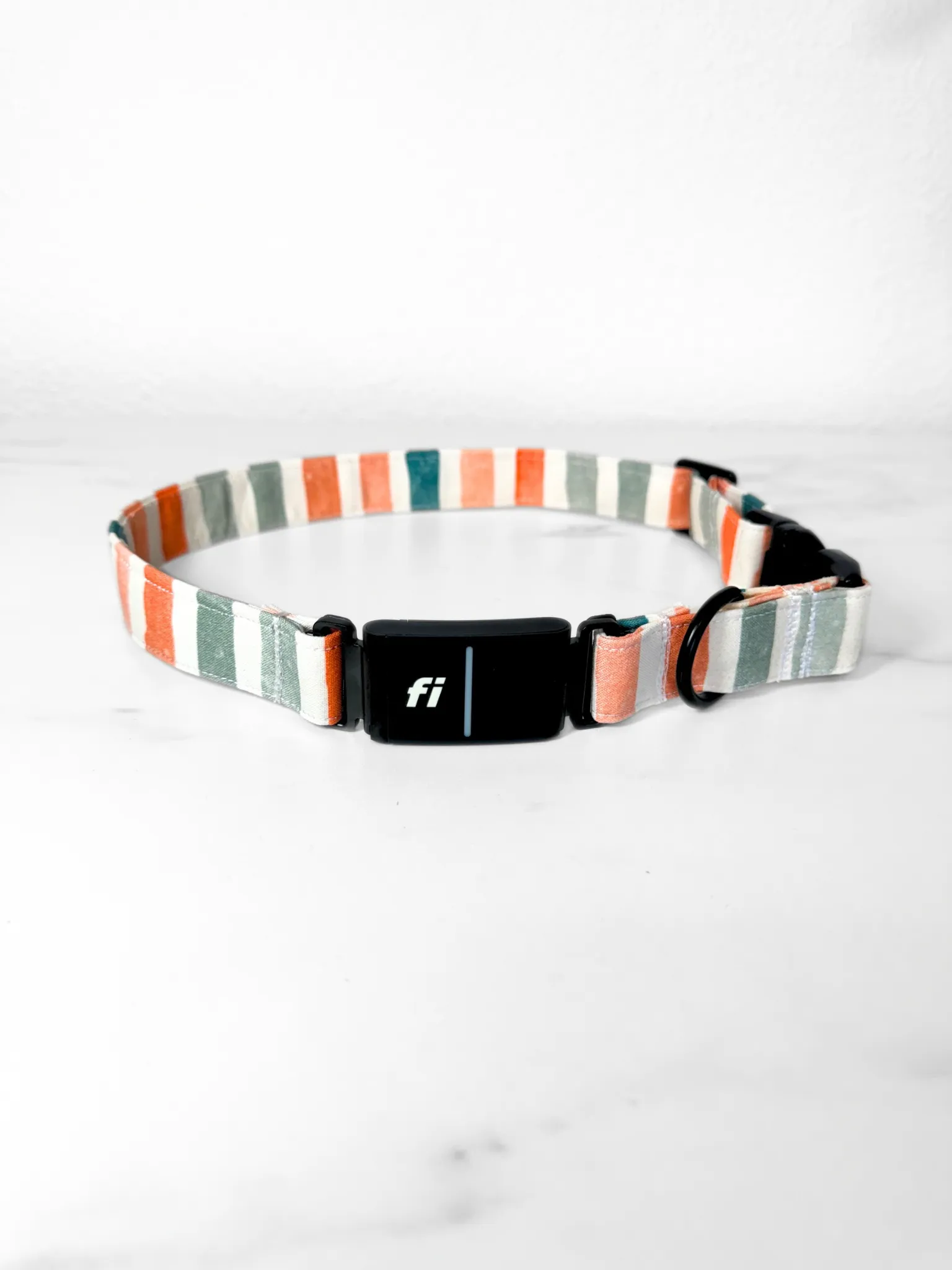 Fall Stripes Pastel Fi Compatible Collar