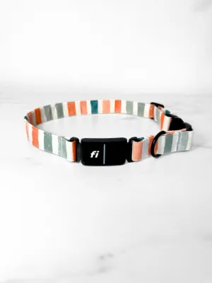 Fall Stripes Pastel Fi Compatible Collar