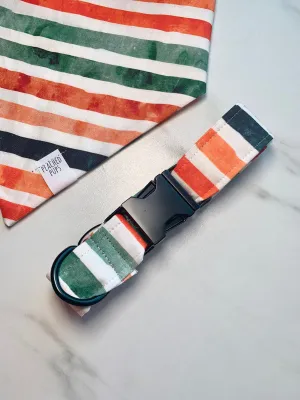 Fall Stripes Vibrant Fi Compatible Collar