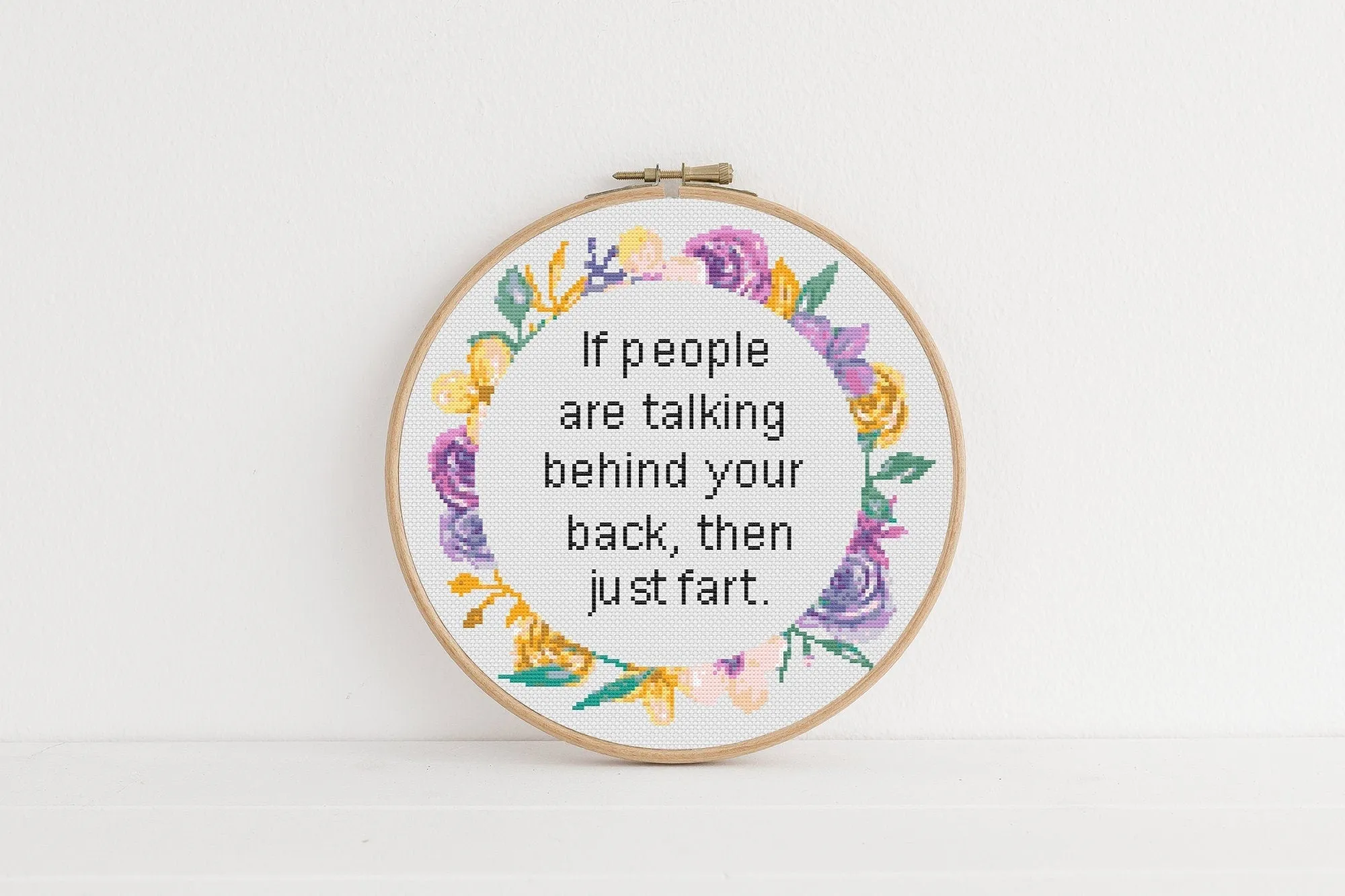 Fart Cross Stitch Pattern #961