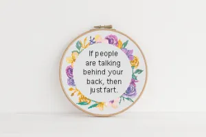 Fart Cross Stitch Pattern #961