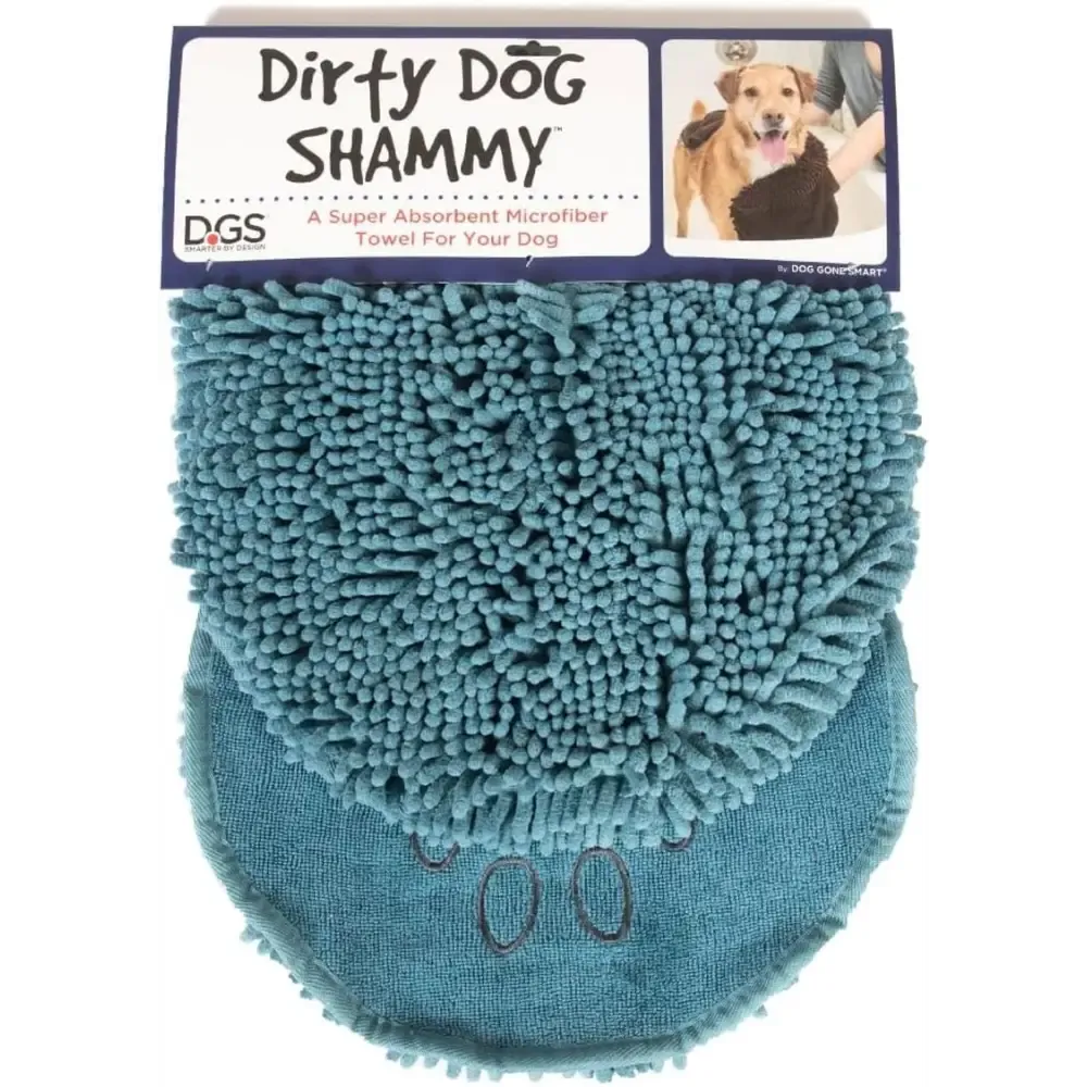 Fast Drying Microfiber Dog Bath Mat with Cute Canine Shape