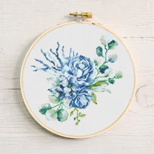 Floral Bouquet Cross Stitch Pattern #95