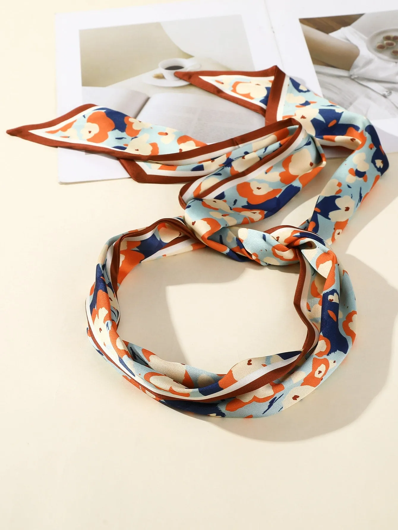 Floral Pattern Hair Band