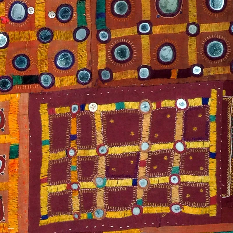 Folk Decorative Cloth 'The Lambadi Village'