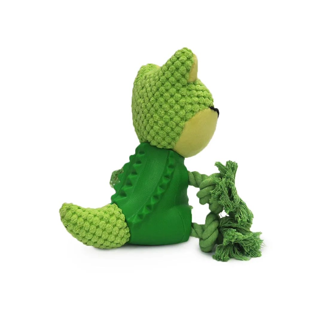 Frog 3-in-1 Soft   Rubber Toy Treat Dispenser