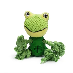 Frog 3-in-1 Soft   Rubber Toy Treat Dispenser