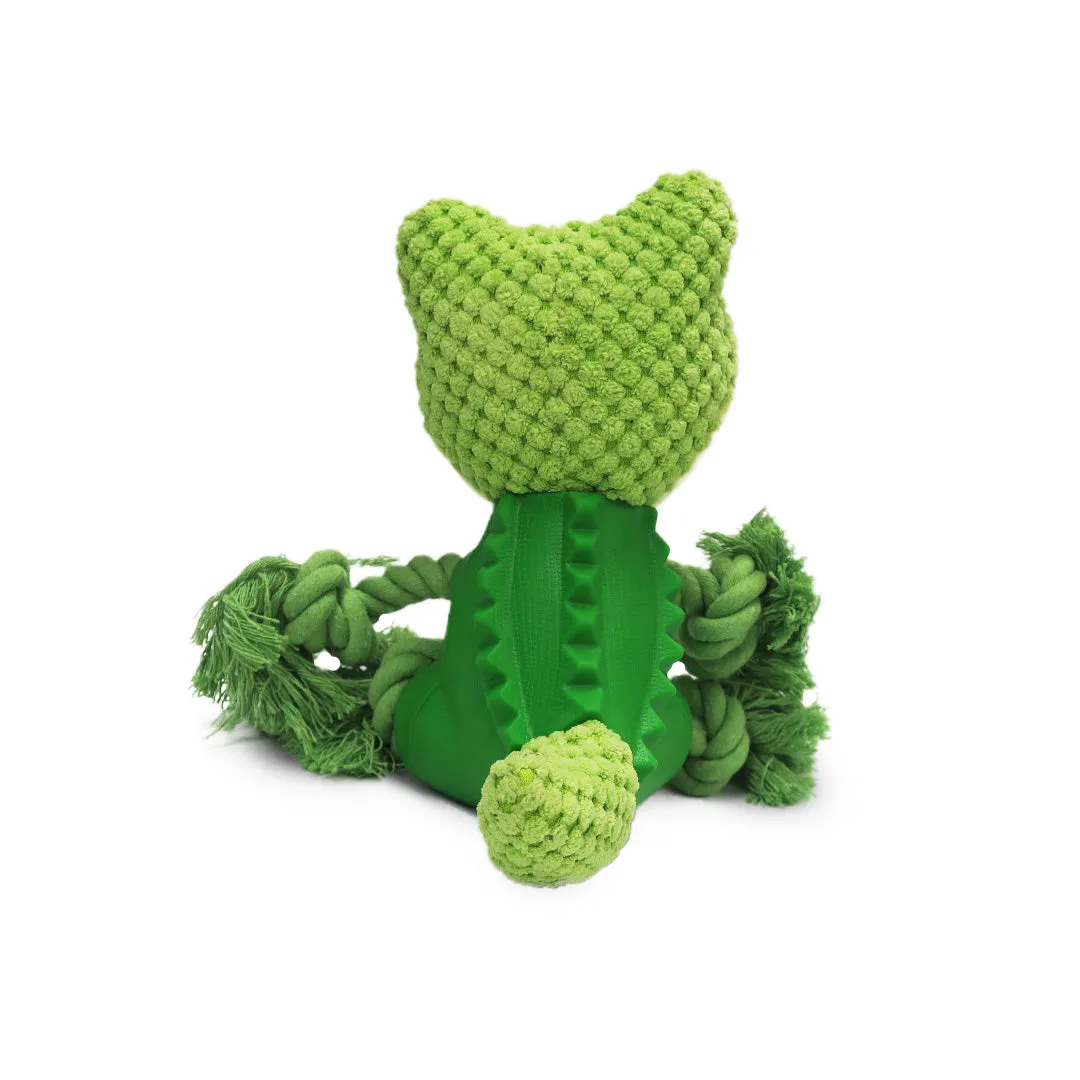 Frog 3-in-1 Soft   Rubber Toy Treat Dispenser