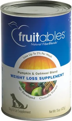 Fruitables Pumpkin SuperBlend Weight Loss Dog & Cat Supplement