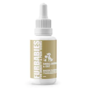 Furbabies Oral Drops - XSmall Breed (Under 25lb) Bacon 100mg