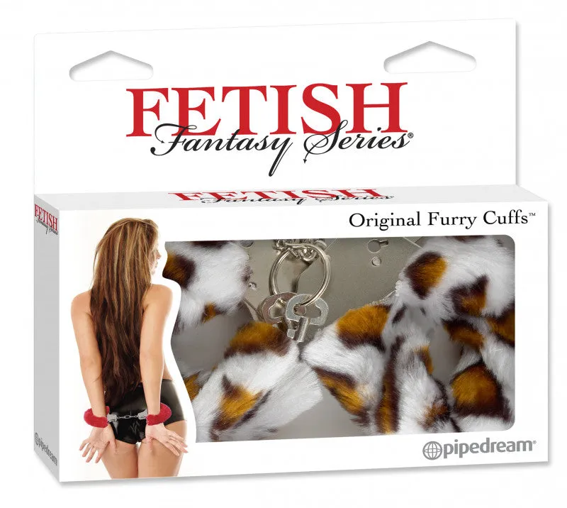 Furry Cuffs - Leopard