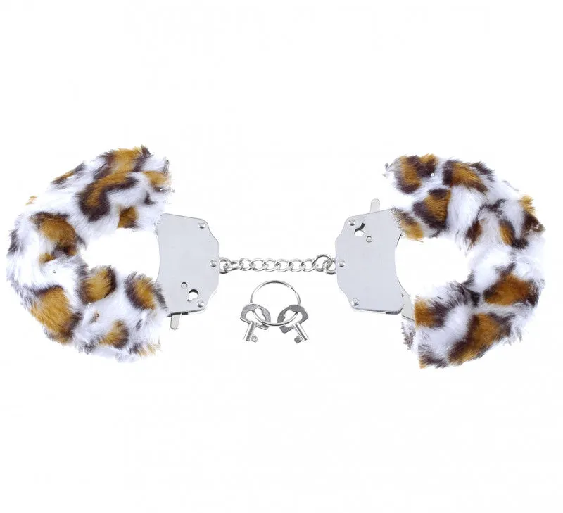 Furry Cuffs - Leopard