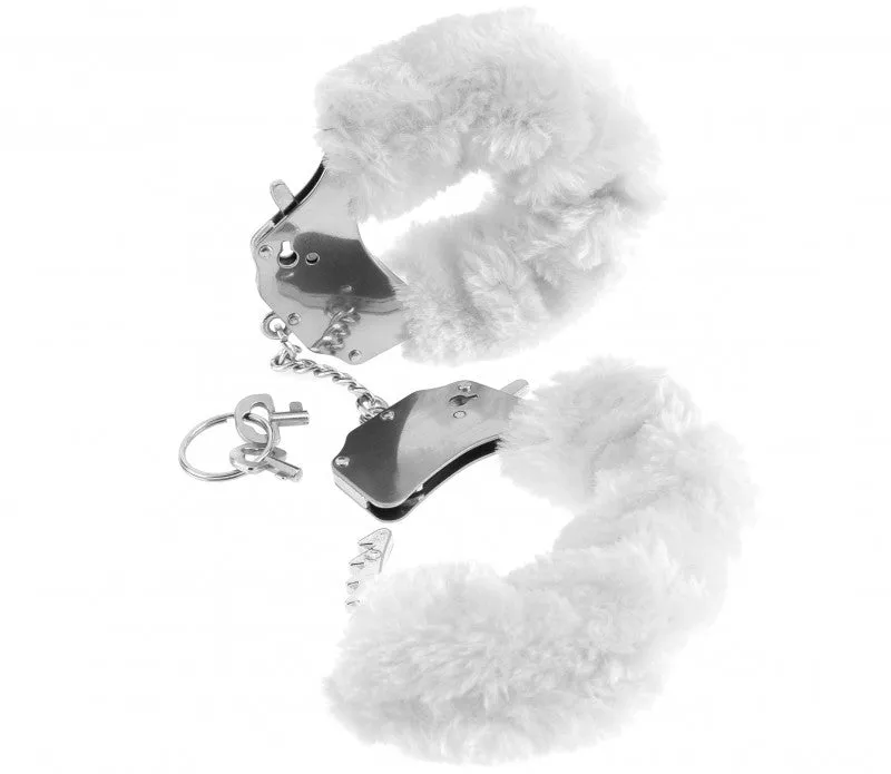 Furry Cuffs - White