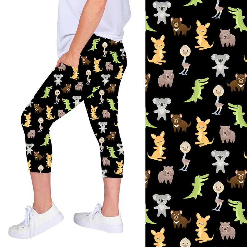 Furry Friends Deluxe Pocket Capri