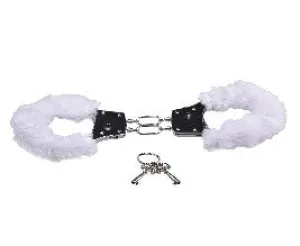 Furry Handcuff-White