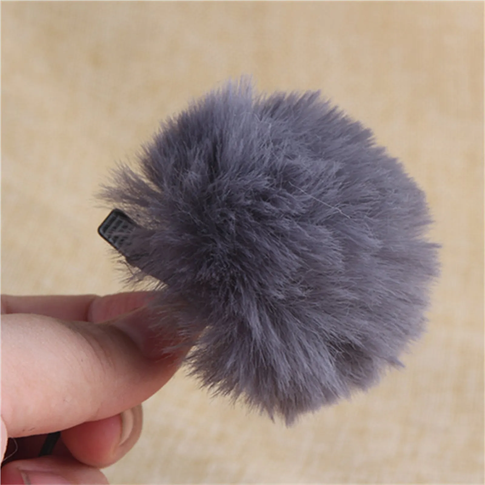 Furry Windshield Microphone Cover for 3mm 6mm 9mm Diameter Lavaliere Lapel Mics
