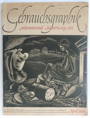 Gebrauchsgraphik International Advertising Art April 1938